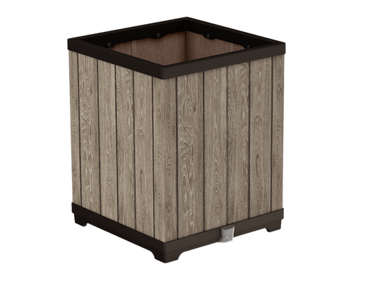 Keter Signature Tall Planter - Ashwood Look - mazeproducts