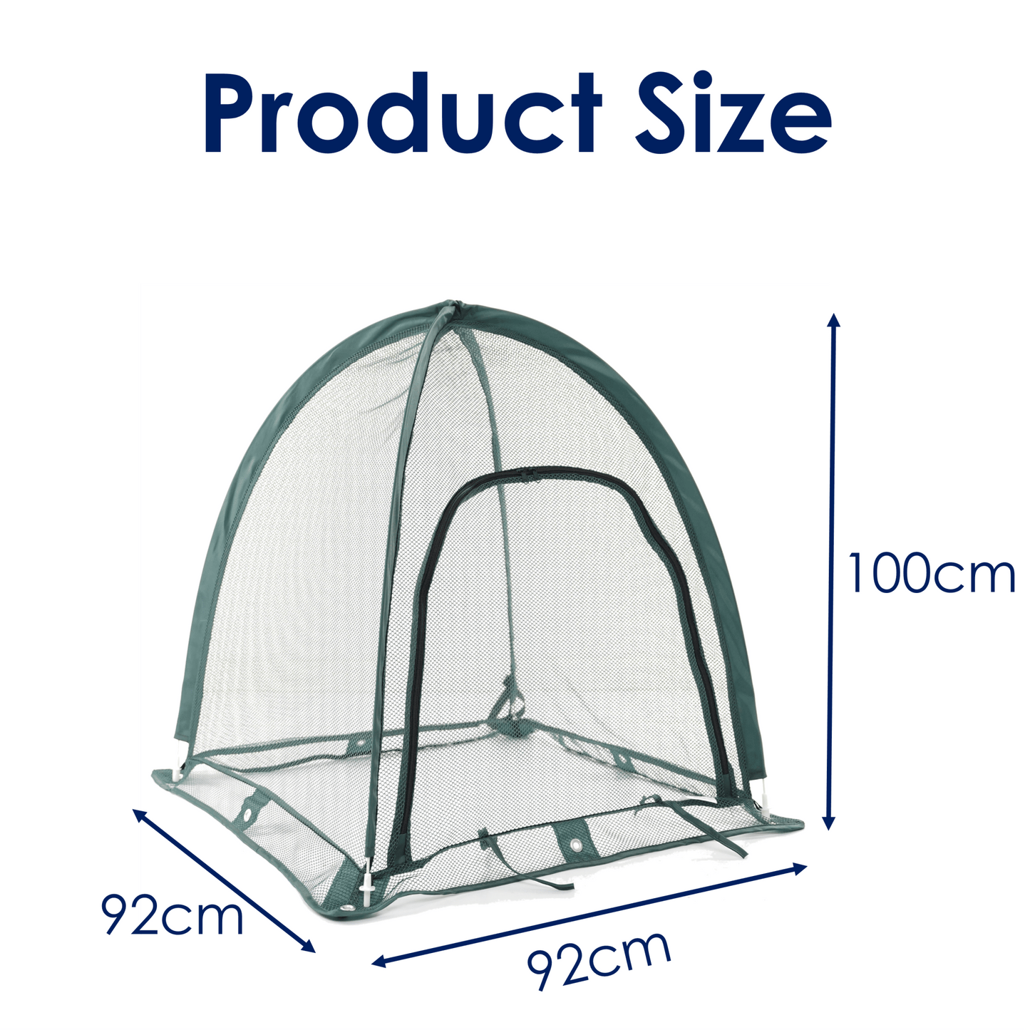 Twin Pack NET Garden Covers - 0.92m2 x 1m High - mazeproducts