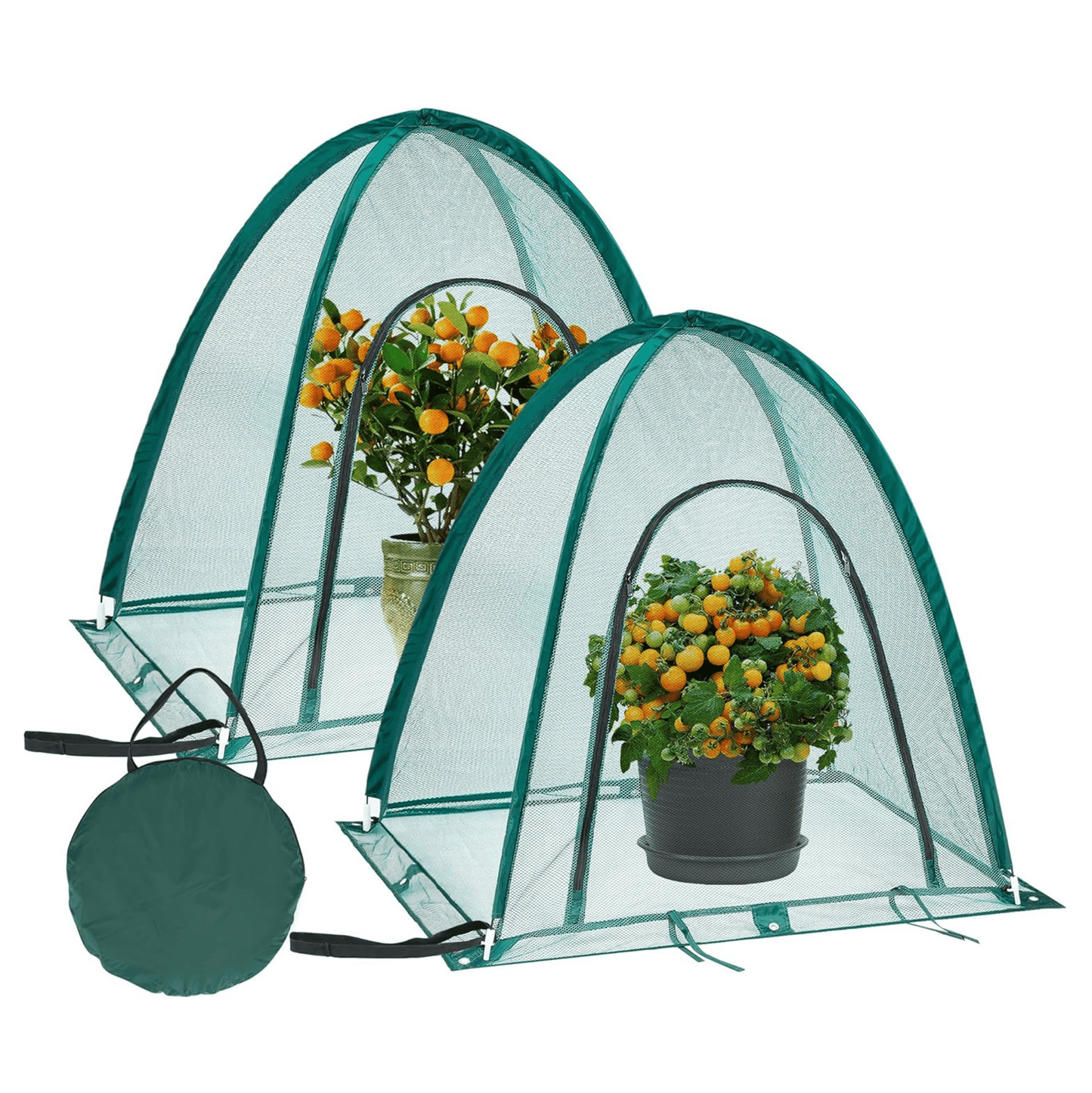 Twin Pack NET Garden Covers - 0.92m2 x 1m High - mazeproducts