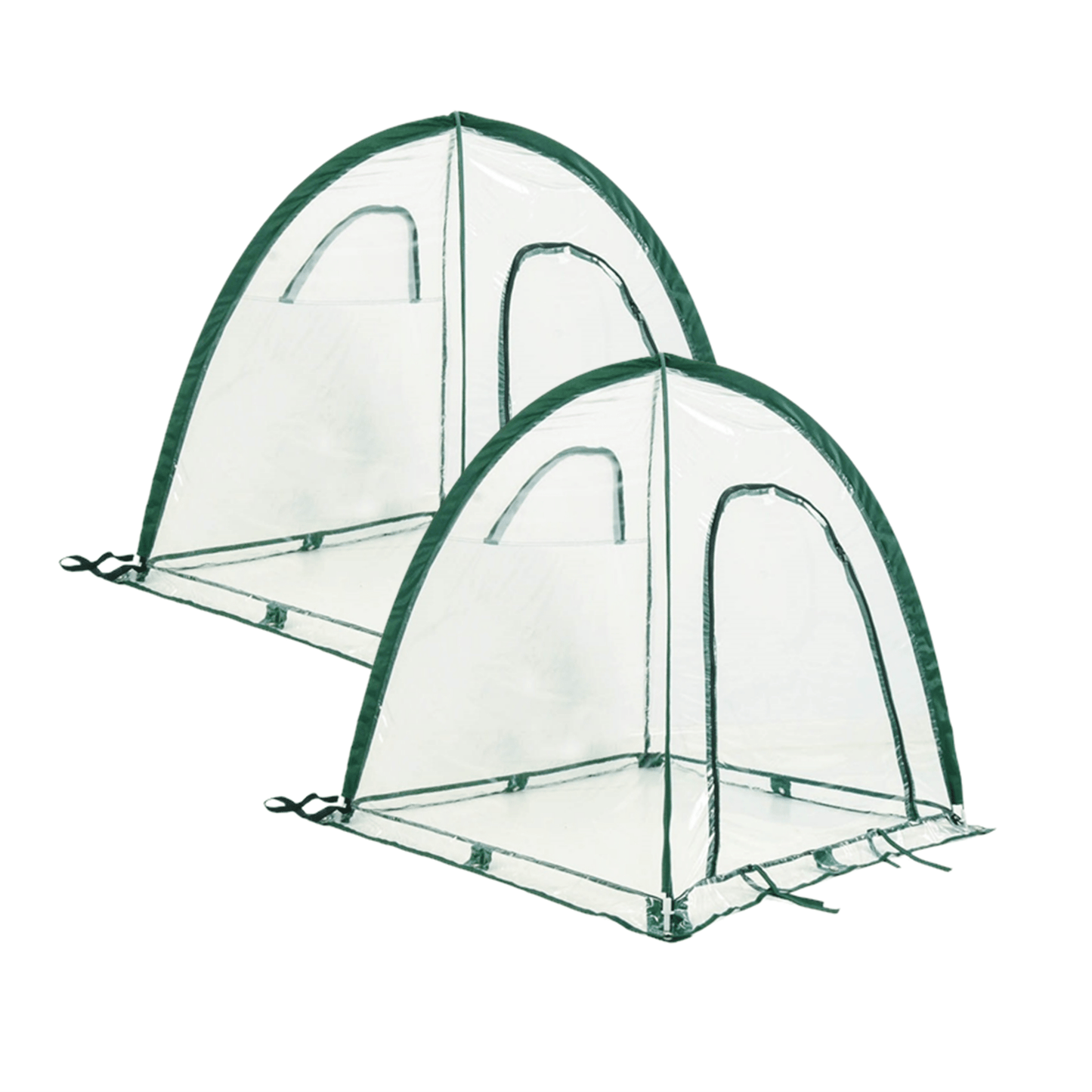 Twin Pack POLY Garden Covers - 0.92m2 x 1m High - mazeproducts