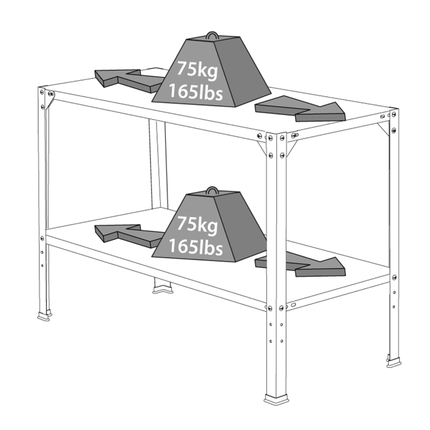 Greenhouse Steel Work Bench - mazeproducts