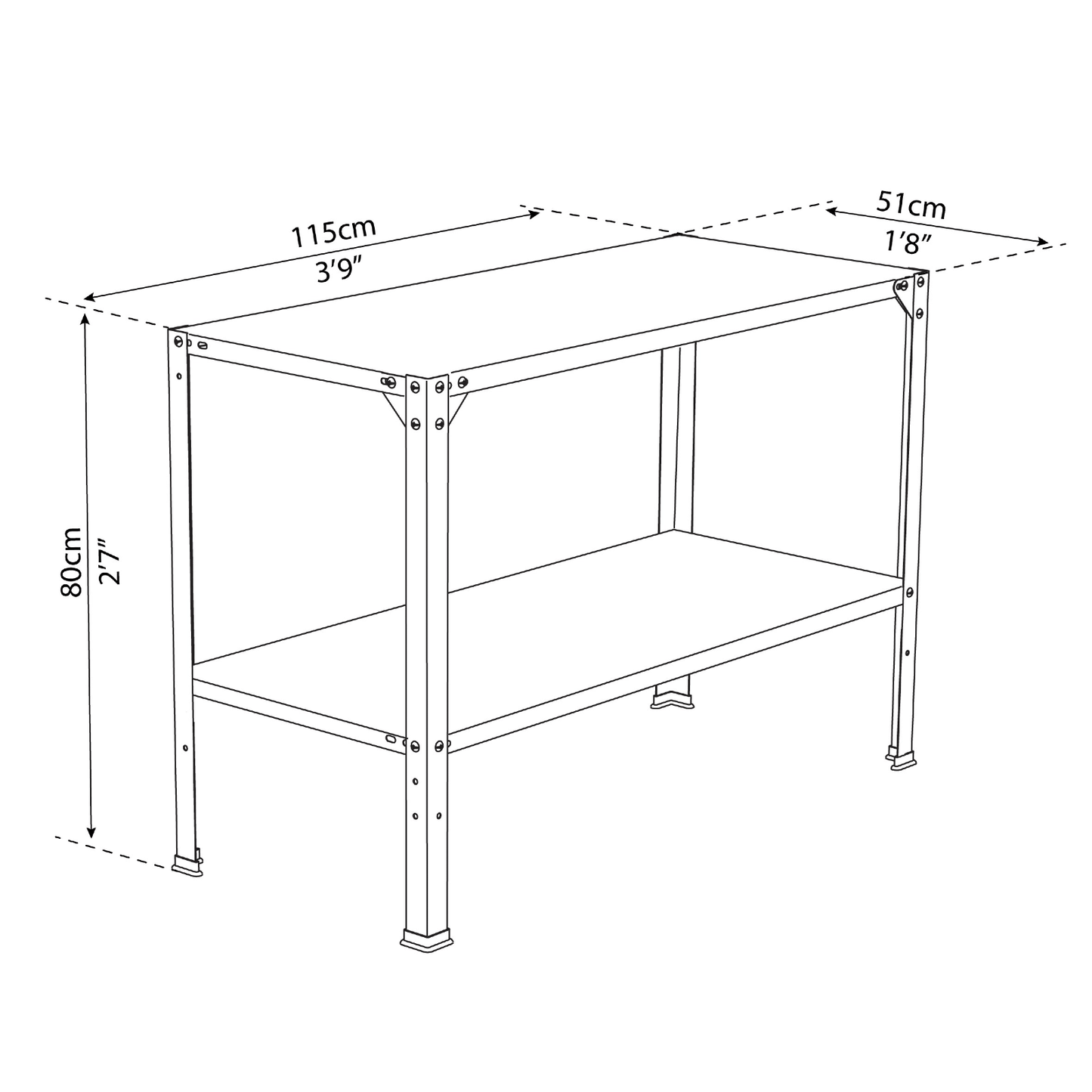 Greenhouse Steel Work Bench - mazeproducts
