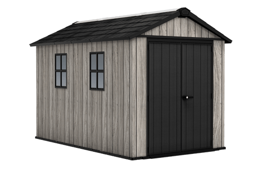 Keter Apex Shed 7.5x11 - Stormgrey Look (2.3 x 3.5m) - mazeproducts