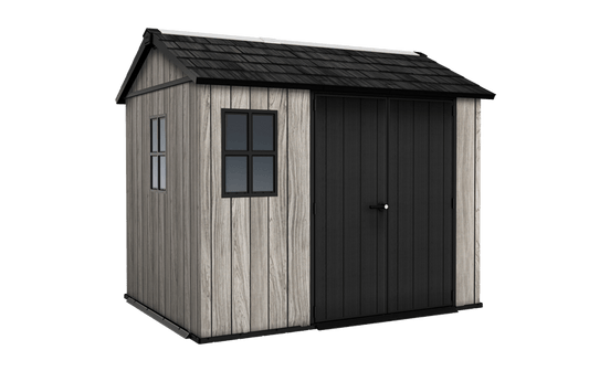 Keter Apex Shed 7.5x9 - Stormgrey Look (2.3 x 2.9m) - mazeproducts