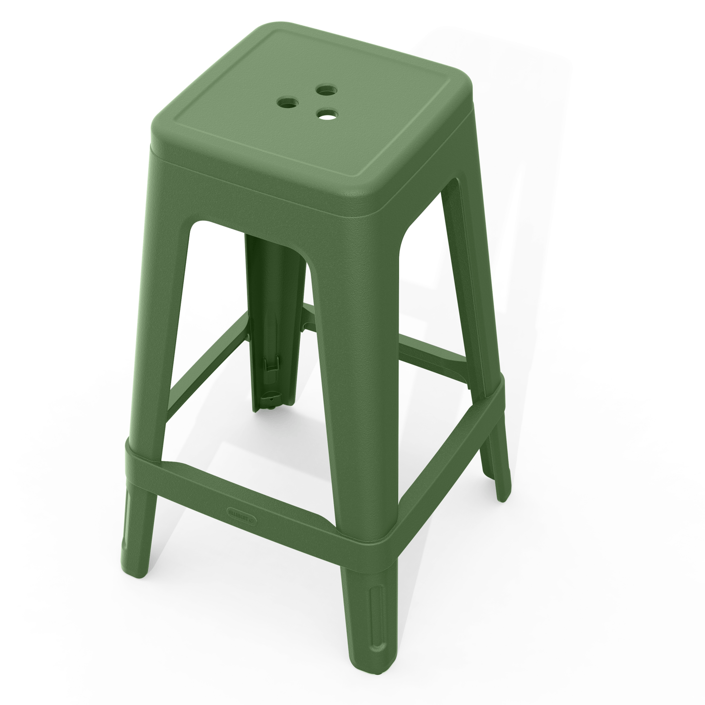 Keter Lucca Indoor/Outdoor Bar Stool - Green - 4 pack - mazeproducts