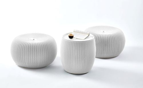 Keter Cozy Urban Balcony Set - White - mazeproducts