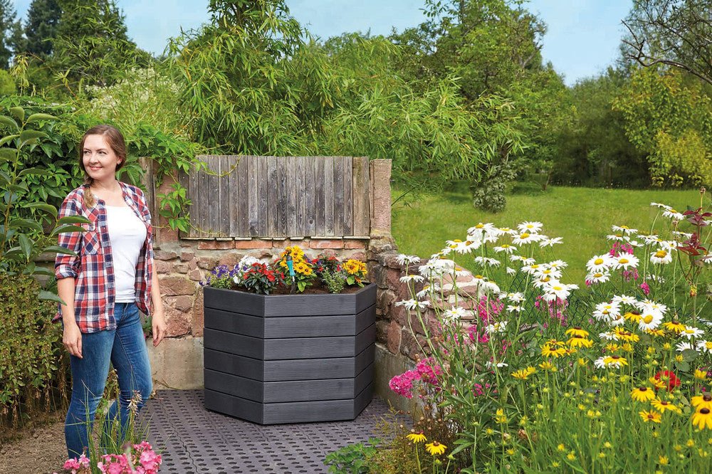 PRE ORDER: OCT. - Hex ERGO Raised GARDEN Bed x 2 - mazeproducts