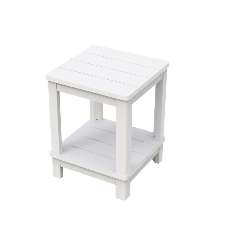 Keter Deluxe Side Table - White - mazeproducts