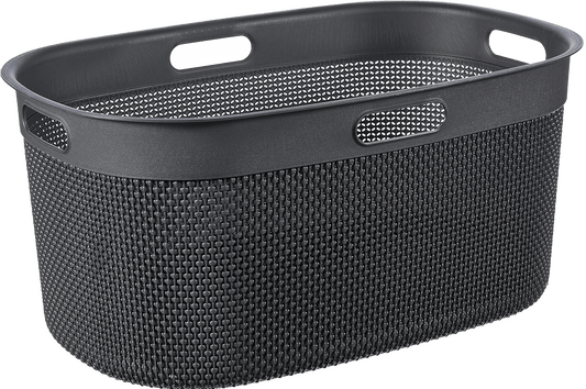 KIS Filo Laundry Basket (45L) - Dark Grey - mazeproducts