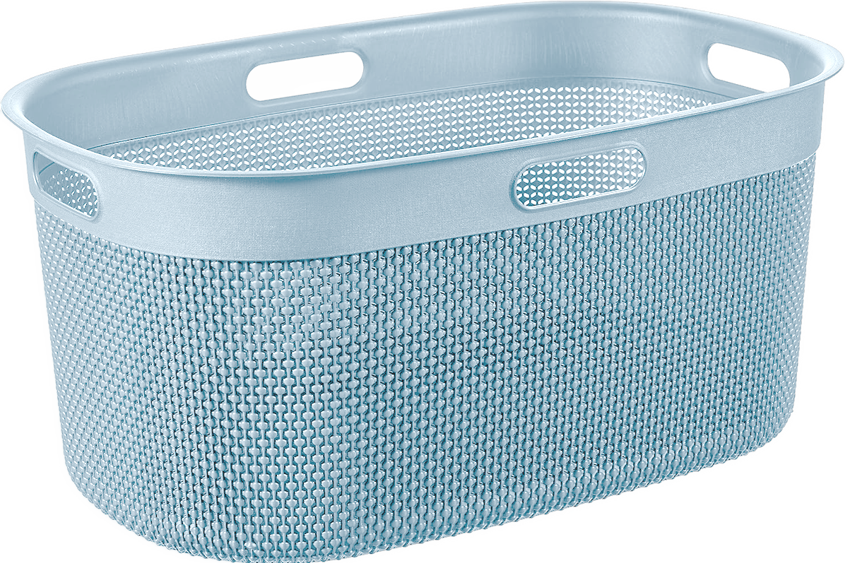 KIS Filo Laundry Basket (45L) - Light Blue - mazeproducts
