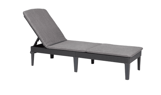 Keter Jaipur Outdoor Sun Lounger with Cushion - mazeproducts