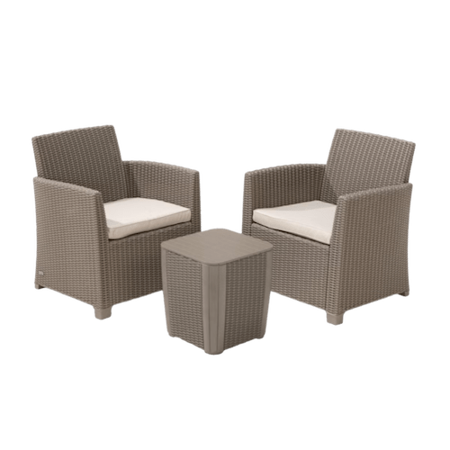 Keter Mia Balcony Set - Cappuccino - mazeproducts