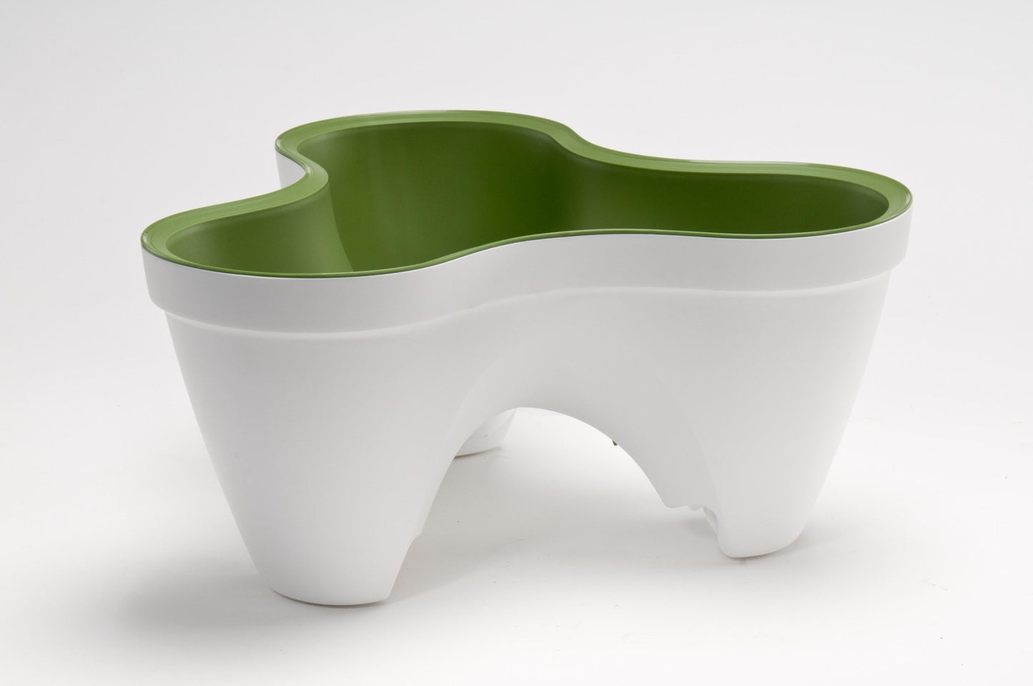 Keter Ivy Planter - White / Green - 5 Pack - mazeproducts