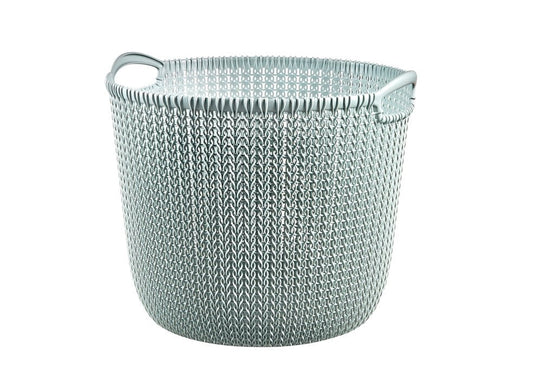 Curver Knit Basket (30L) - Mint Blue - mazeproducts