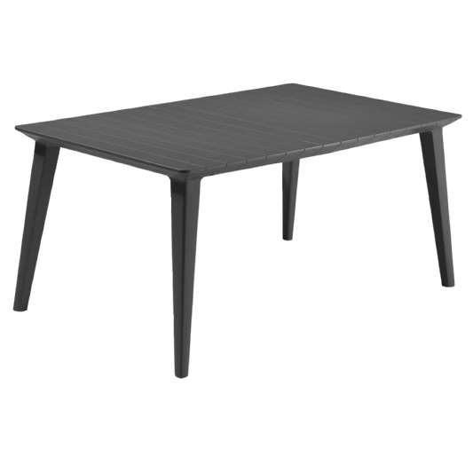 Keter Lima Dining Table - Graphite - mazeproducts