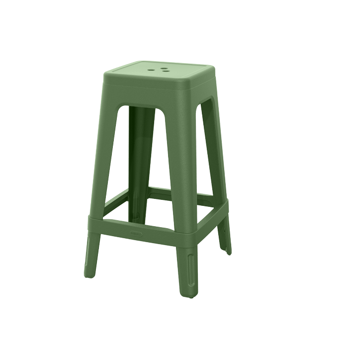 Keter Lucca Indoor/Outdoor Bar Stool - Green - mazeproducts