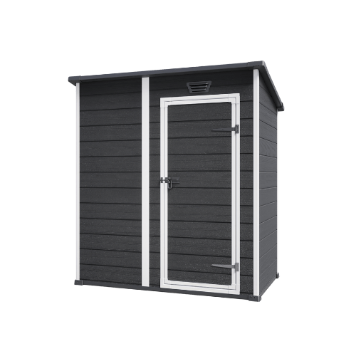 PRE ORDER: OCT. - Manor Pent Essential 6x4 Garden Shed - Dark Grey (1.8 x 1.1m) - mazeproducts