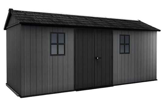 Keter Newton Plus Shed 7.5x17 (2.3 x 5.4m) - mazeproducts