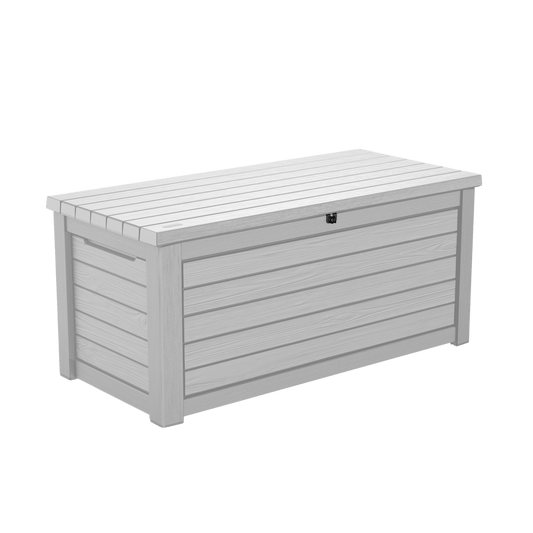 Keter Northwood 630L Outdoor Storage Box - White - mazeproducts