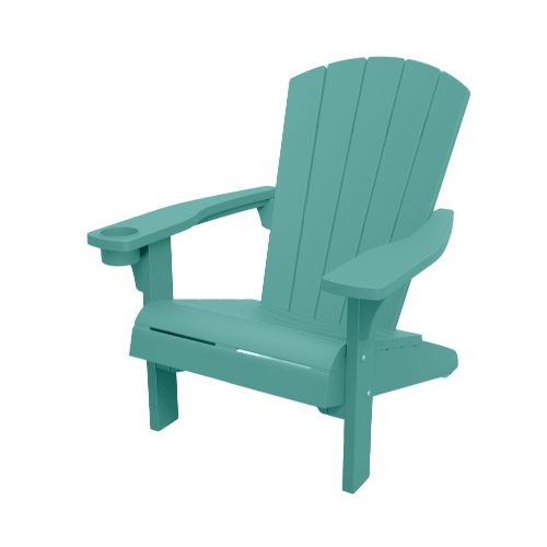 Keter Alpine Adirondack Chair - Aqua Teal - mazeproducts
