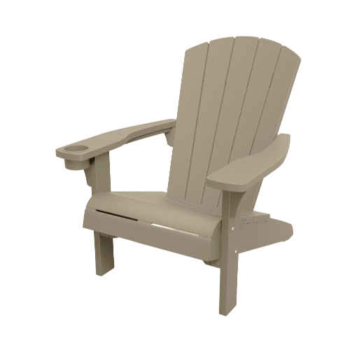 Keter Alpine Adirondack Chair - Silver Sage - mazeproducts