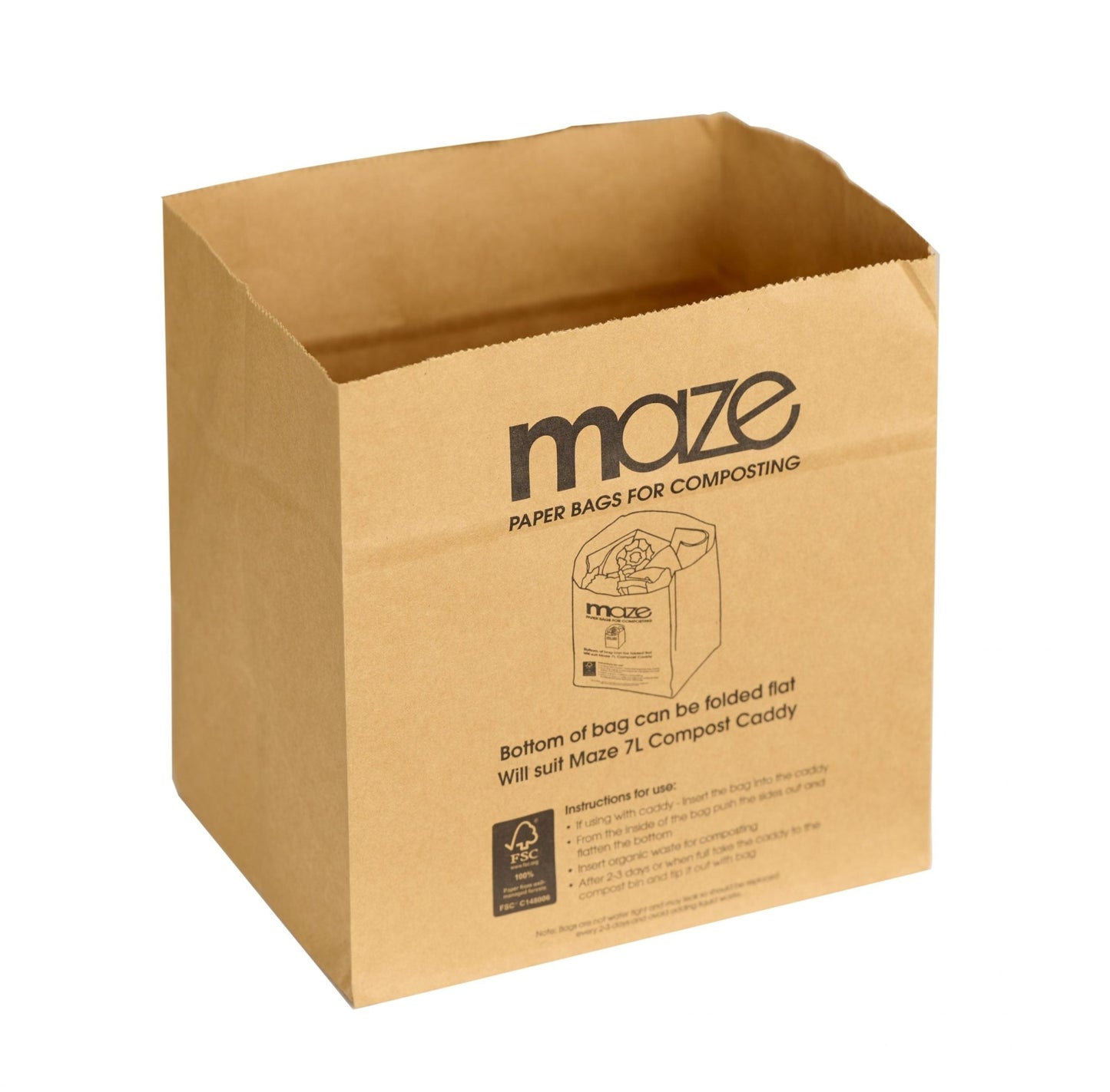 Maze Compostable Paper Bags - mazeproducts