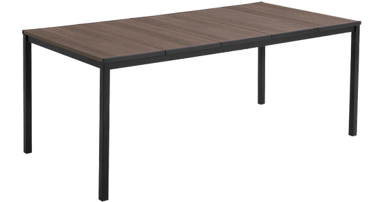 PRE ORDER: NOV. - Keter Signature Porto Dining Table - Walnut Look (2 x 0.9m) - mazeproducts