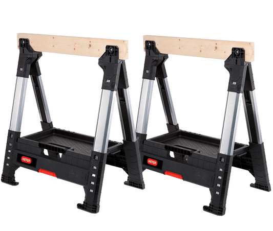 Keter Lumber Jack Sawhorse - 2 Pack - mazeproducts