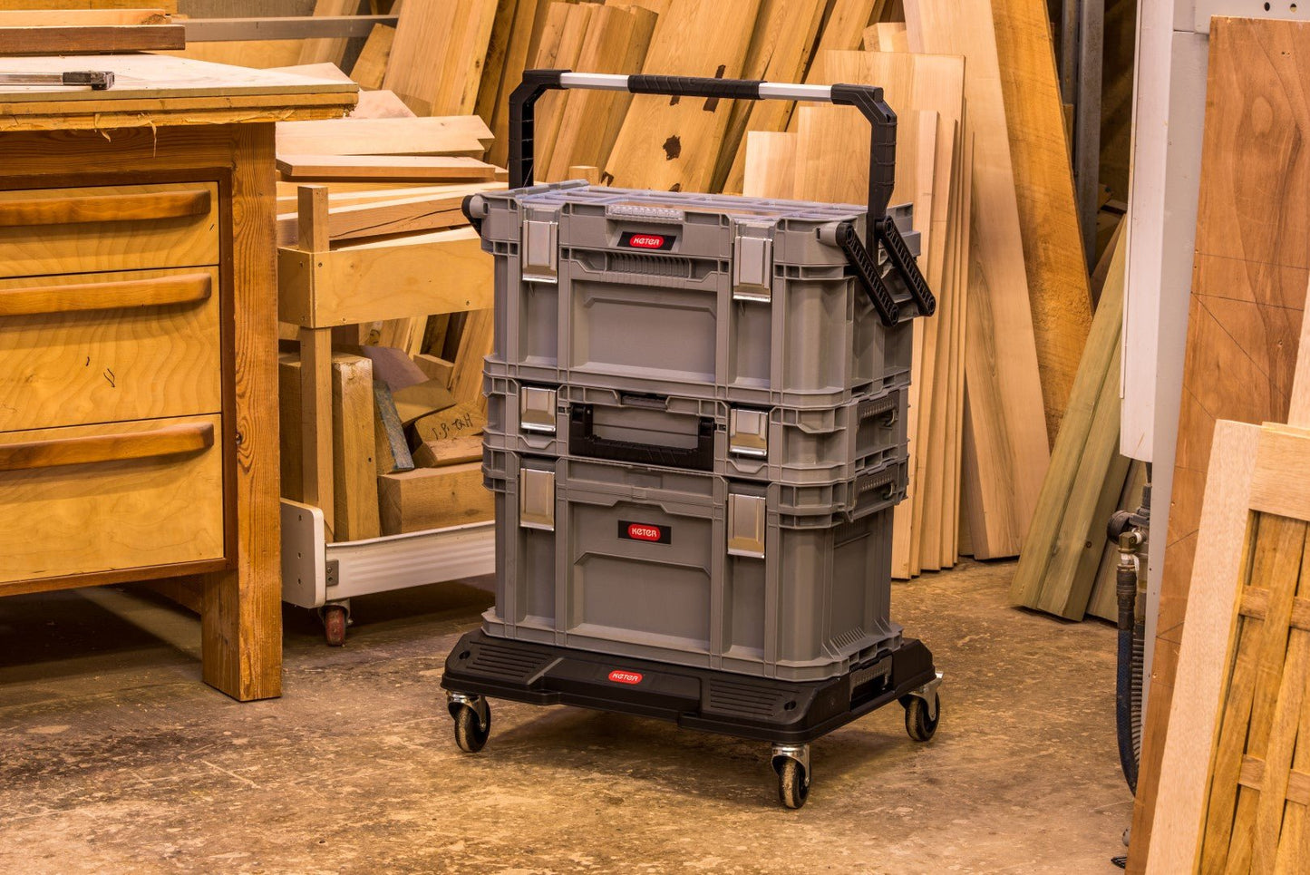 Keter Connect Dolly Trolley Cart - mazeproducts