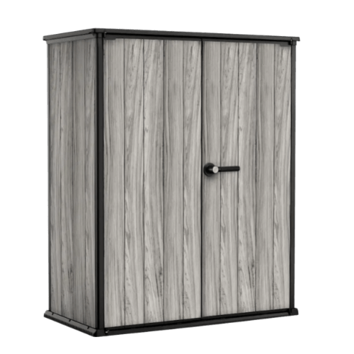 Keter Signature Vertical Shed - Stormgrey Look - mazeproducts