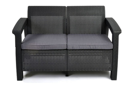 PRE ORDER: OCT. - Keter Corfu 2 Seater Sofa