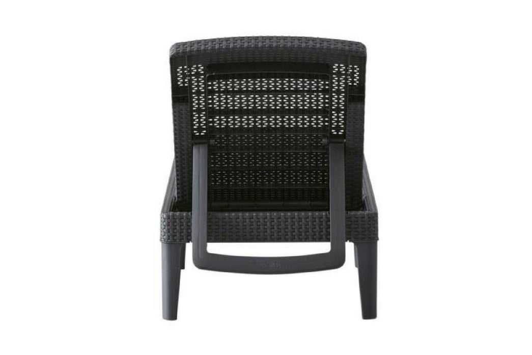 PRE ORDER: SEP. - Keter Jaipur Outdoor Sun Lounger with Cushion