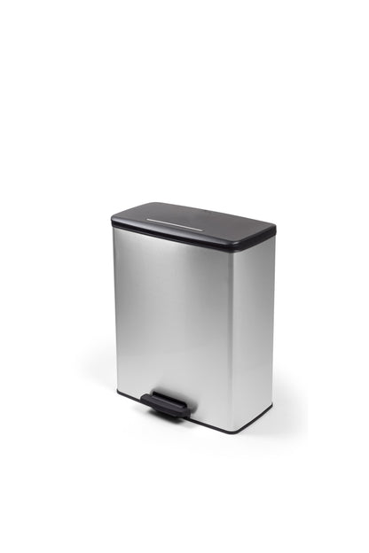 Curver Deco Duo Bin – 2 X 26L – Steel Look