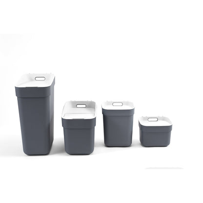 10L Ready to Collect Waste Separation Bin - Dark Grey