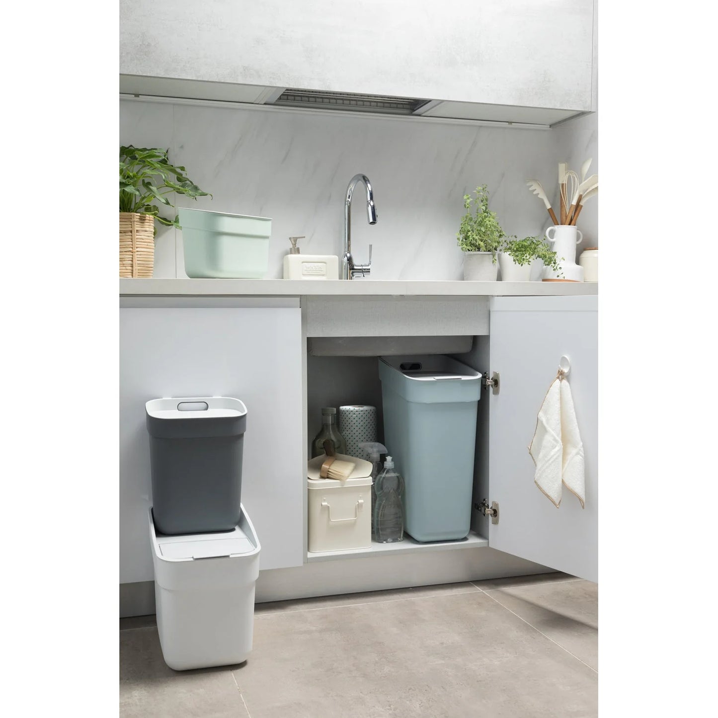 Ready To Collect Waste Separation 4 Pack - Green