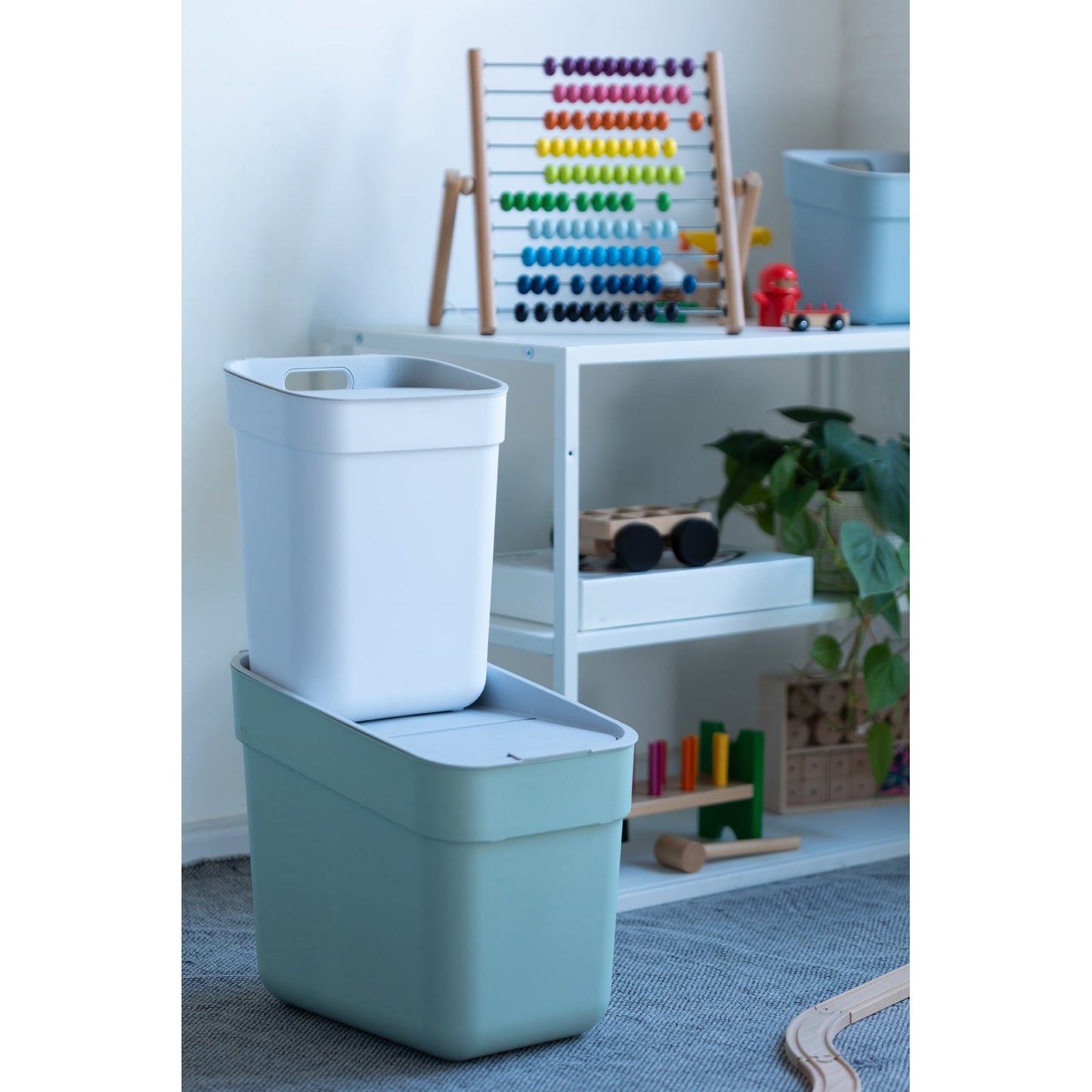 20L Ready to Collect Waste Separation Bin - Green