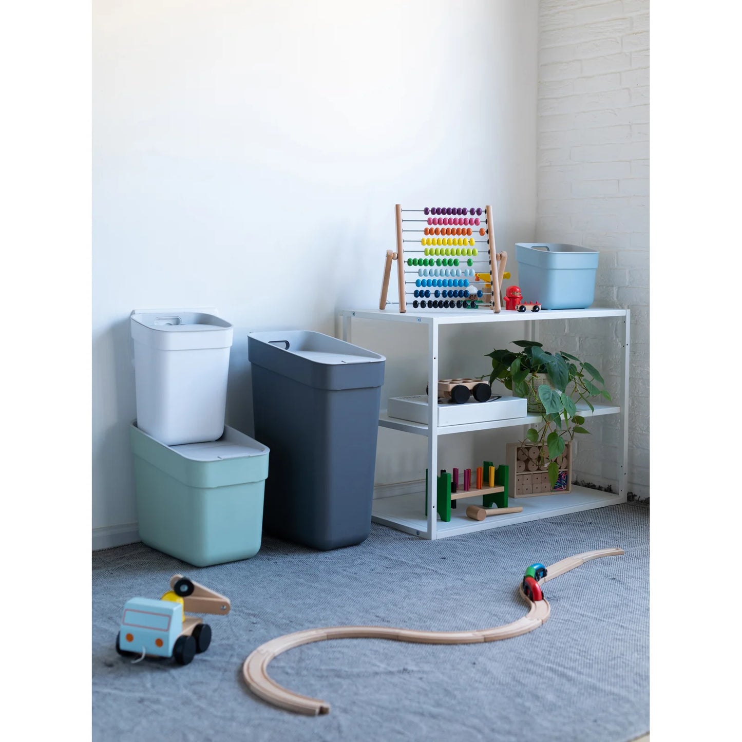 30L Ready To Collect Waste Separation Bin - Green