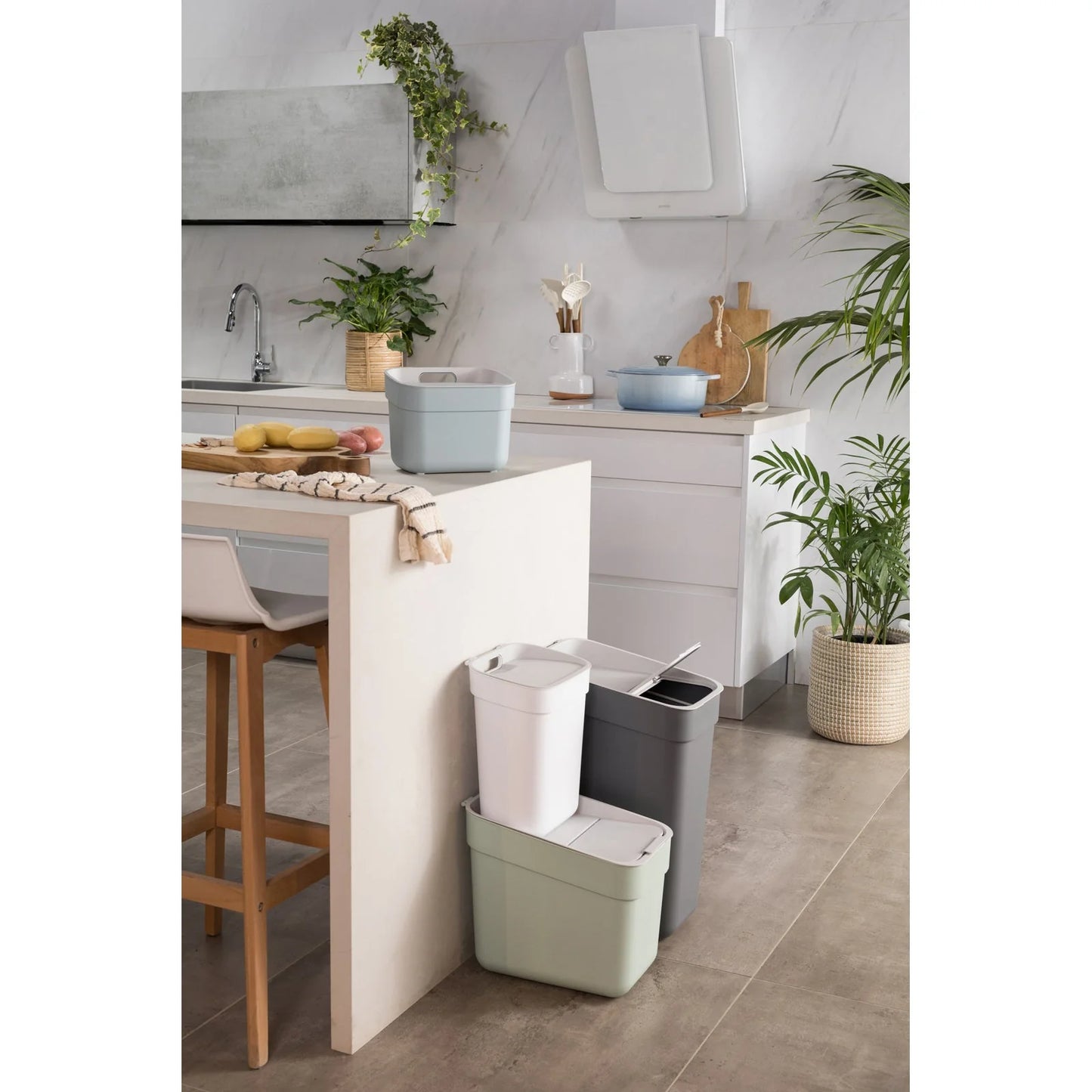 Ready To Collect Waste Separation 4 Pack - Green
