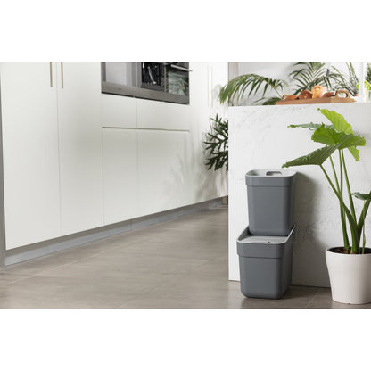 10L Ready to Collect Waste Separation Bin - Dark Grey