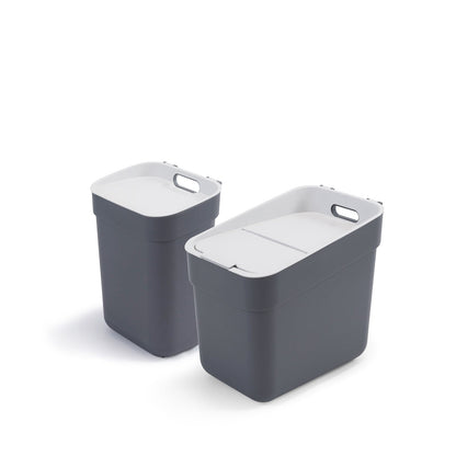 10L Ready to Collect Waste Separation Bin - Dark Grey