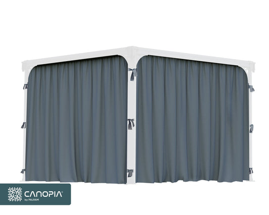 Curtain Set for 3 - 4 m. Garden Gazebo - mazeproducts