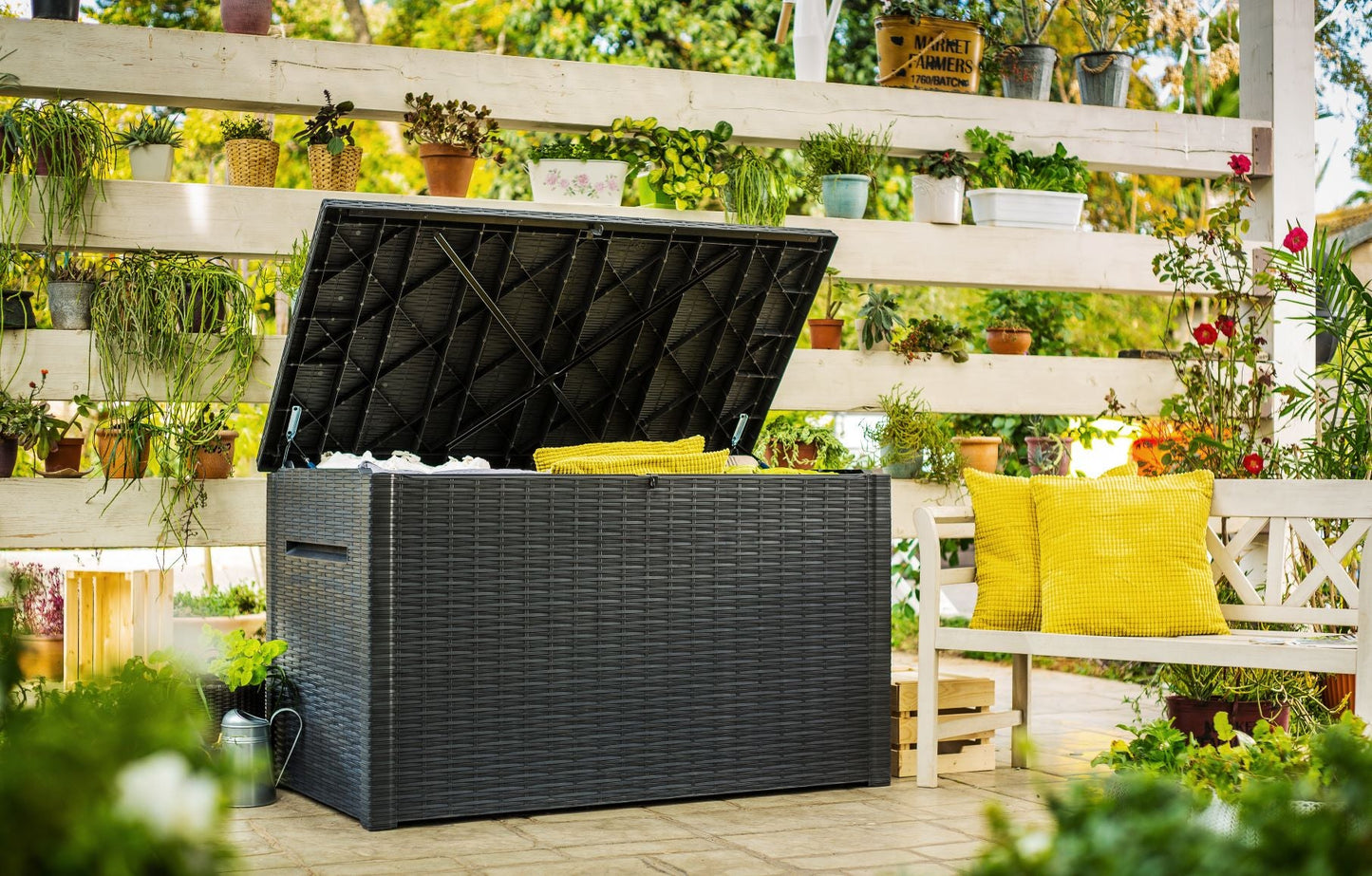Keter Java 870L Outdoor Storage Box - Anthracite