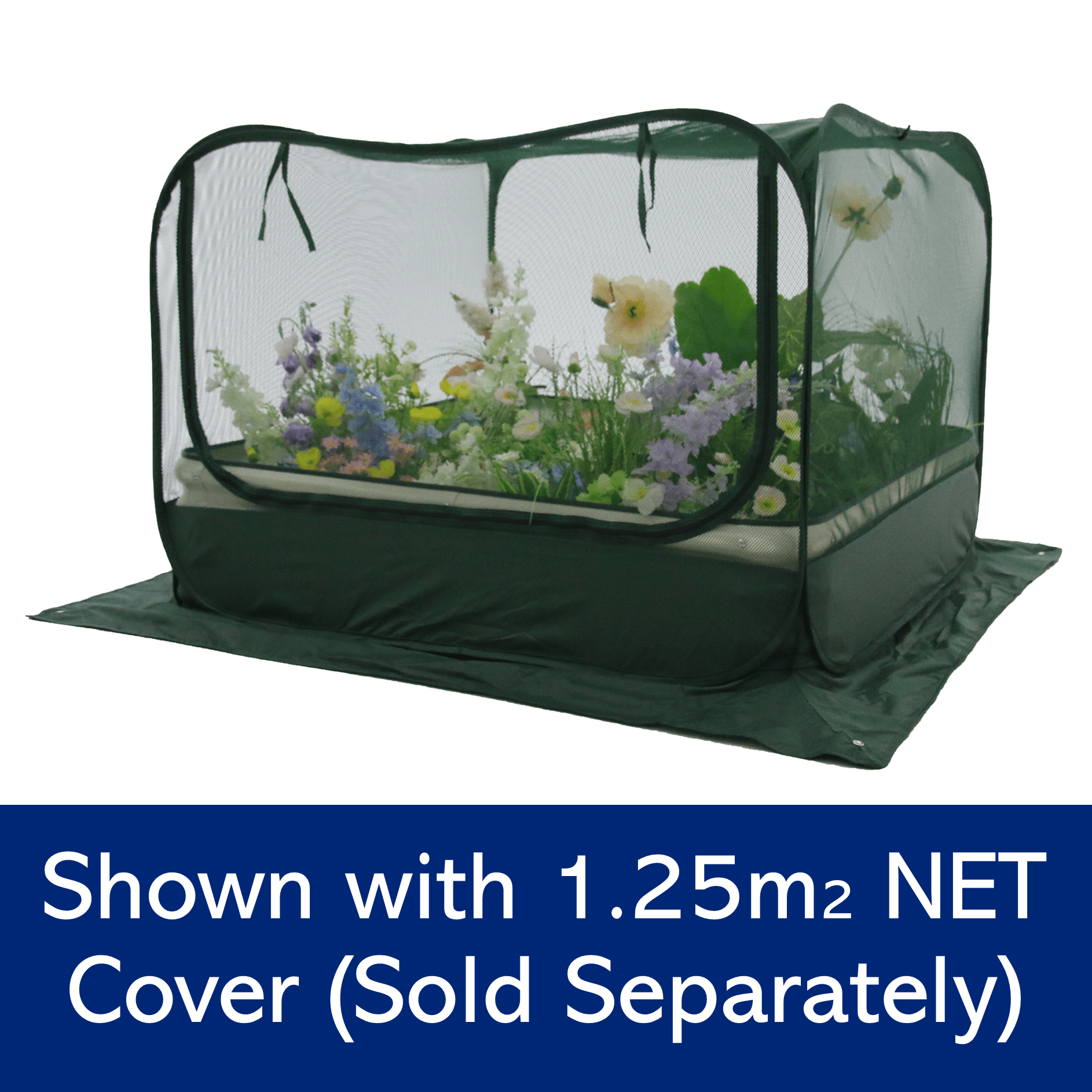 PRE ORDER: DEC. - Raised Garden Bed - W125 x D125 x H29cm - mazeproducts