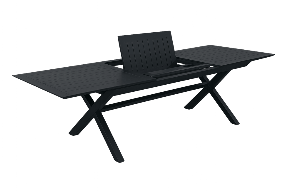 Keter Barcelona Metaline Extendable Dining Set - Black