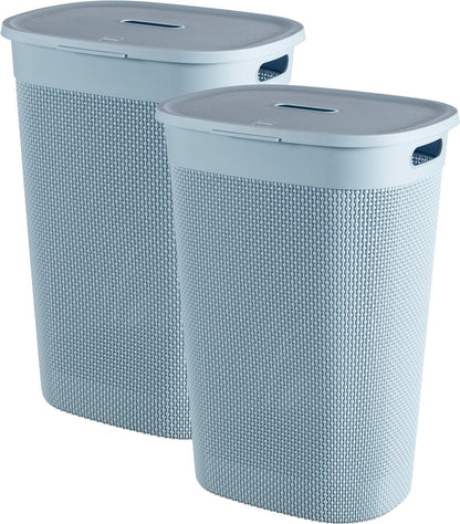 KIS Filo Laundry Hamper - Light Blue