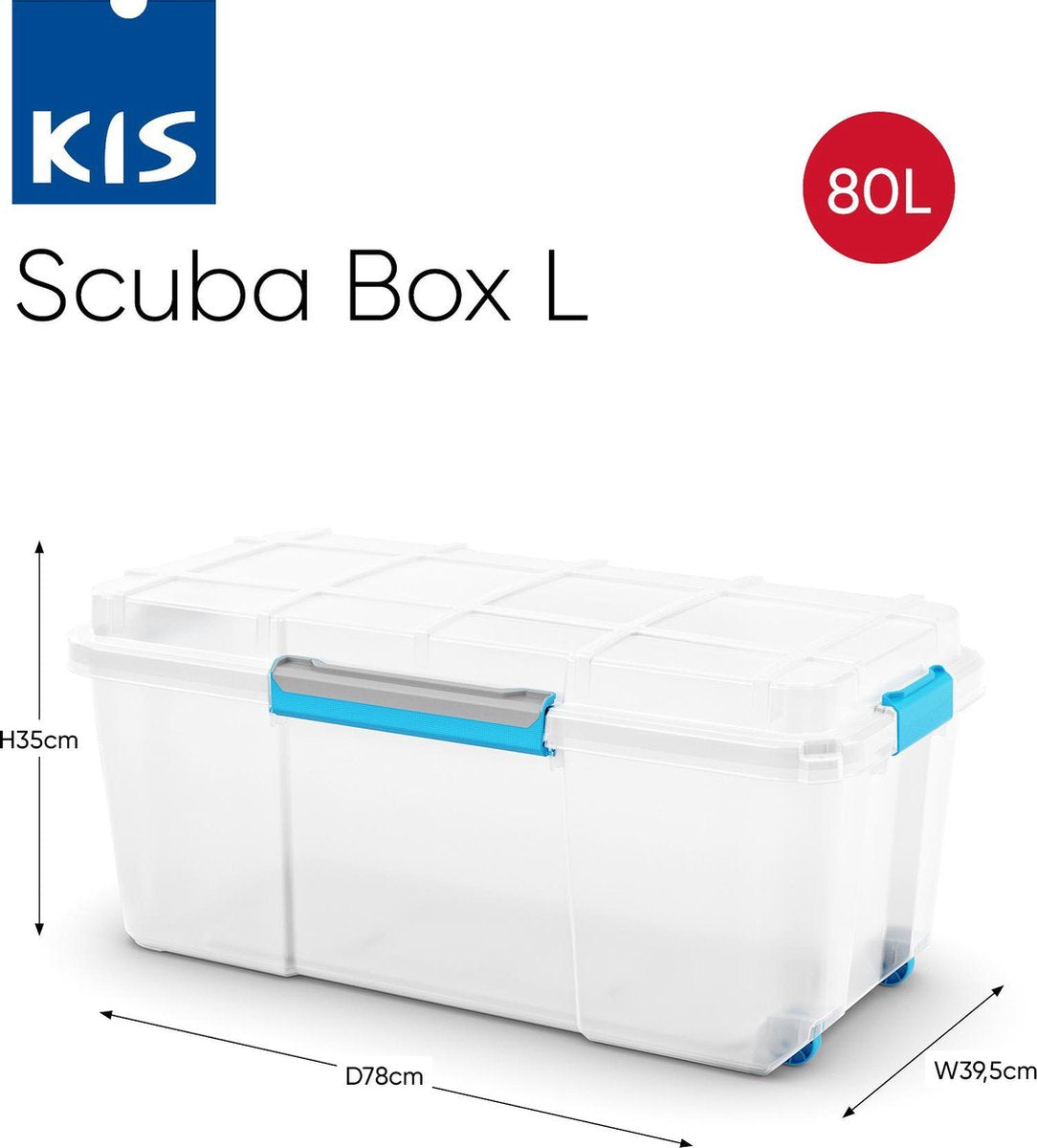 PRE ORDER: SEP. - KIS Scuba Box  - White (Large)