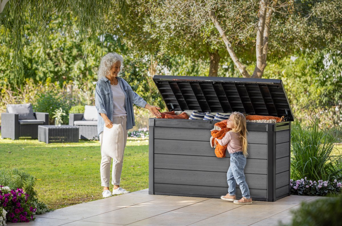 Keter Cortina 757L Storage Box - Grey – mazeproducts