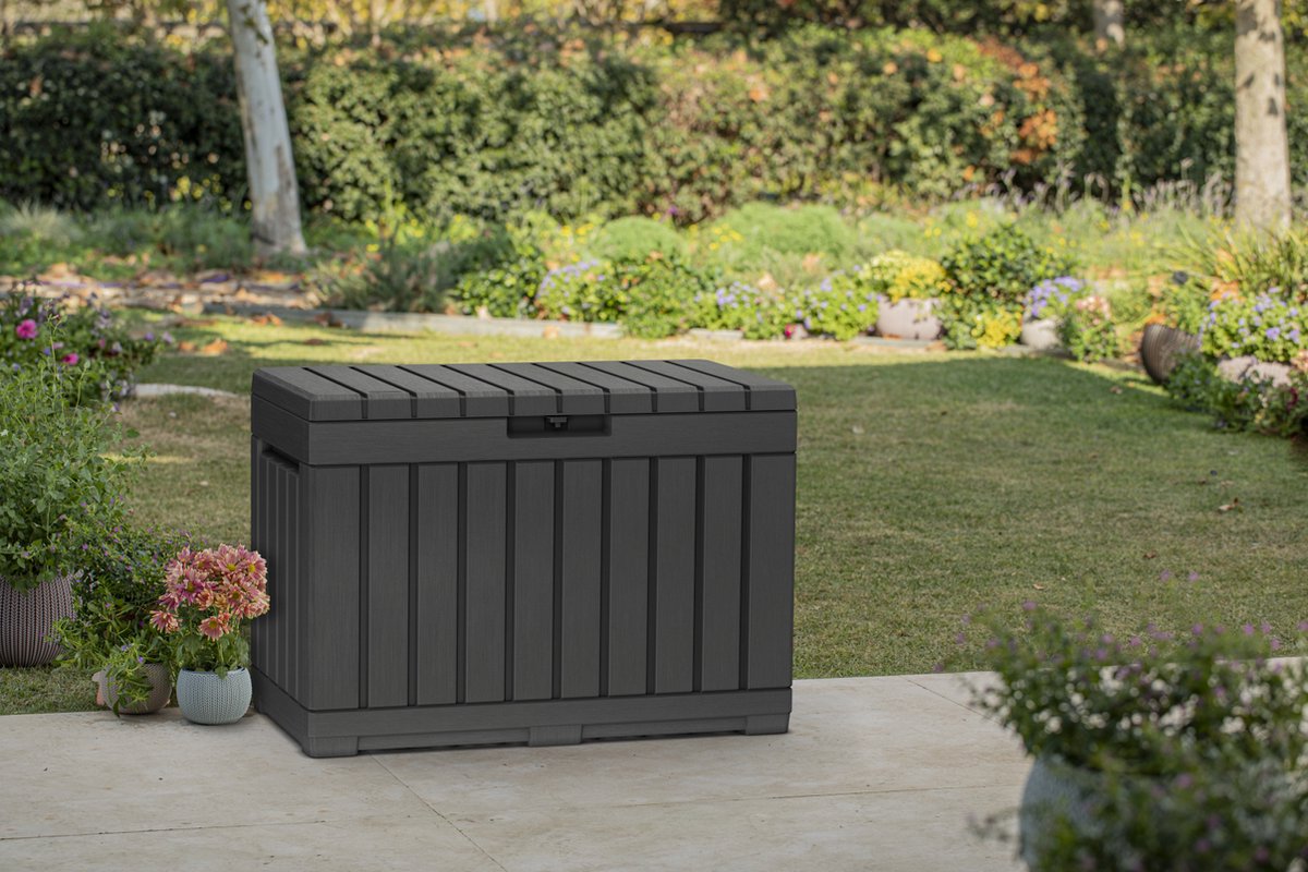 Keter Kentwood 190L Storage Box- Graphite