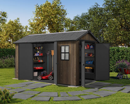 PRE ORDER: OCT. - Keter Apex Double Door Shed 7.5x13 (2.3 x 4.0m)