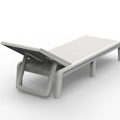 PRE ORDER: SEP. - Keter Mallorca Outdoor Sun Lounger - White